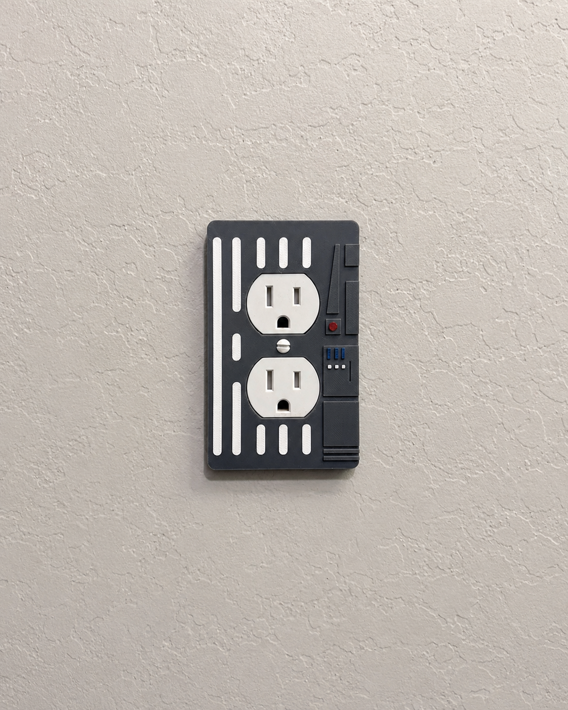 Star Wars Outlet Cover Wall Plate – Death Star Inspired Bedroom & Gaming Room Decor